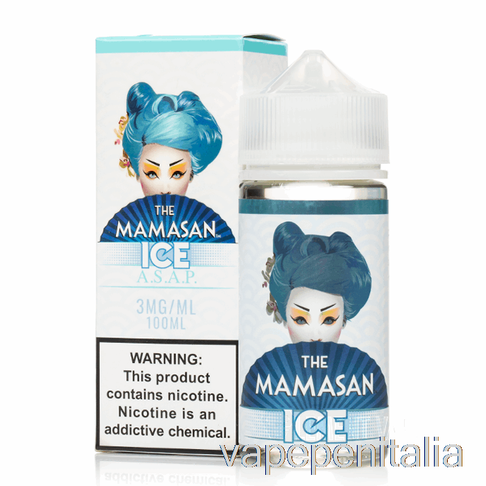 Vape Box Mod Ice Al Più Presto - L'e-liquid Mamasan - 100 Ml 0 Mg